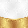 white and gold background