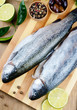 Raw trout