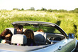 friends in car
