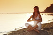 Photo: ocean yoga sunrise ocean yoga sunrise