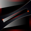 Red-black glass vector background