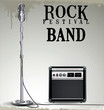 Rock festival background