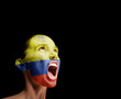 The Colombian flag