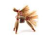 traditional Russian toy, horse of the bast