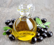 bottle of olive oil