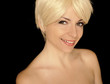 Pretty girl with short hair
