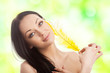 Glamour portrait of beautiful woman