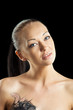 Glamour portrait of beautiful woman
