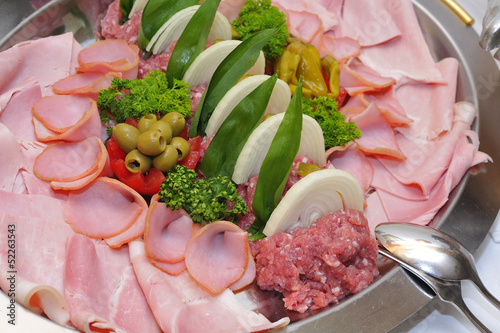 Photo: Schinkenplatte Schinkenplatte