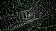 Video: futuristic animation - particle object and lights – loop HD futuristic animation - particle object and lights – loop HD