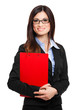 Beautiful female executive portrai
