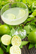 Margarita lime cocktail