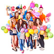 Foto: Group people on party. Group people on party.