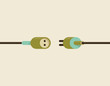 Vector: Vector electric plug and socket illustration Vector electric plug and socket illustration