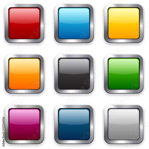 Vector: Square color icons. Square color icons.