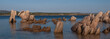 Rock formation on the coastline