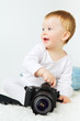 Beautiful Baby With Camera