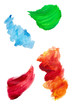 Foto: Hand painted brush strokes Hand painted brush strokes