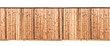 Wooden fence