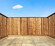 Wooden fence