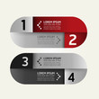 Modern Design template / can be used for infographics / numbered