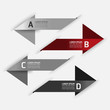 Modern Design template / can be used for infographics / numbered