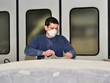 Photo: Car body worker. Car body worker.