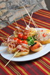 Catering snacks, appetizers or finger food / Tapas