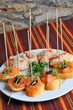 Catering snacks, appetizers or finger food / Tapas