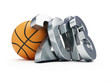 basketball ball 2013 on a white background