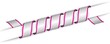 long silver twisted ribbon