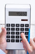 The businessman and calculator