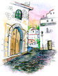 old city street