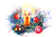Xmas candle