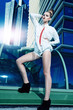 white suit