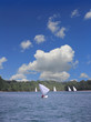 Sailing on the lake
