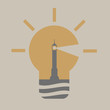 Vector lightbulb icon