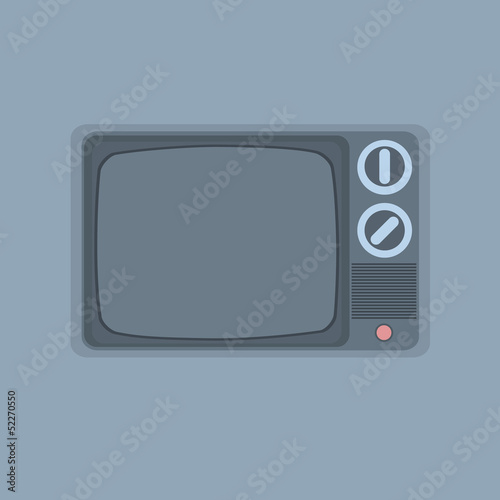 Vector: vintage TV minimalism style vintage TV minimalism style