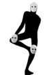 Foto: performer mime with mask performer mime with mask
