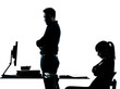 Photo: man father teacher student girl teenager homework man father teacher student girl teenager homework