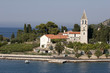 Franciscan monastery on Prirovo peninsula in Vis, Croatia