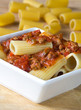 rigatoni pasta tube