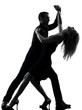 couple woman man dancing dancers salsa rock silhouette