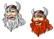 Vector: Viking warrior mascot Viking warrior mascot