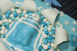 Sleeping baby birthday cake