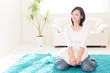 beautiful asian woman relaxing