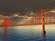 Golden Gate Bridge San Francisco Illustration