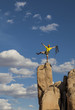 Climber on the summit.