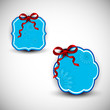 Vector: Blank water tags, labels and stickers. Blank water tags, labels and stickers.