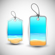 Vecteur : Blank water tags, labels and stickers. Blank water tags, labels and stickers.